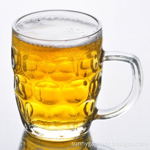 Eco-friendly Wholesale Clear Beer Mug Glass